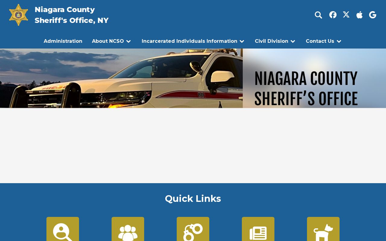 Niagara Falls residents directory Niagara County incarcerated individual search