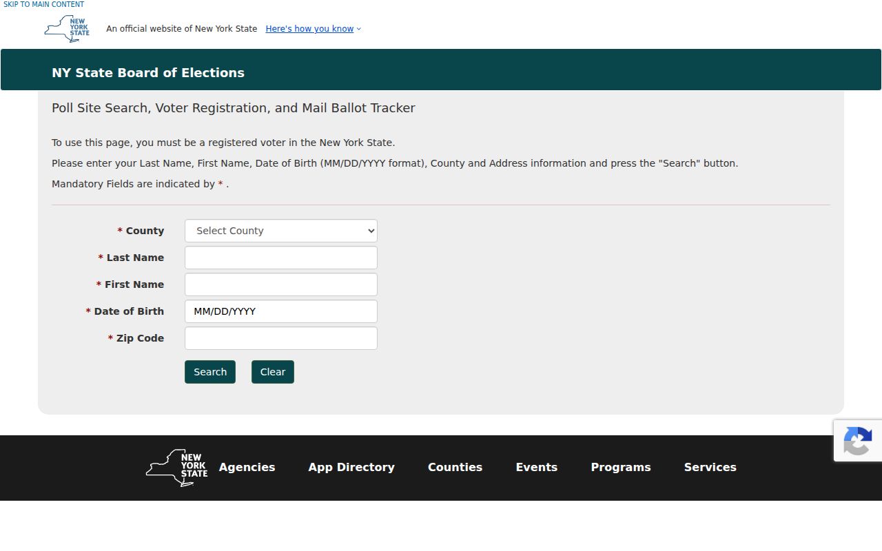 Niagara Falls residents directory New York voter lookup
